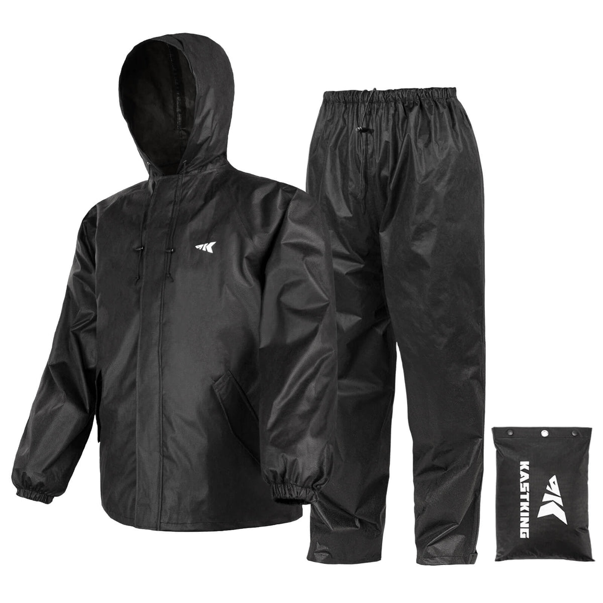 Kastking Smart Buy | AquaLite Rain Suit, Waterproof Breathable Lightweight Rainwear