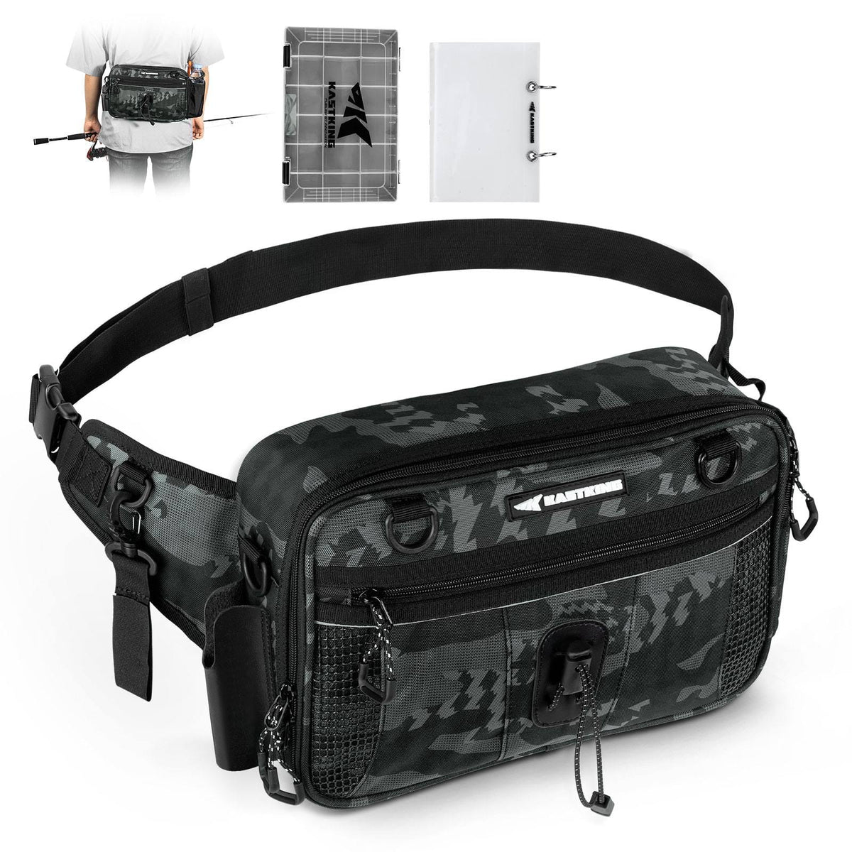 Kastking Value | BaitSpace Waist Bag with 1 Tackle Box
