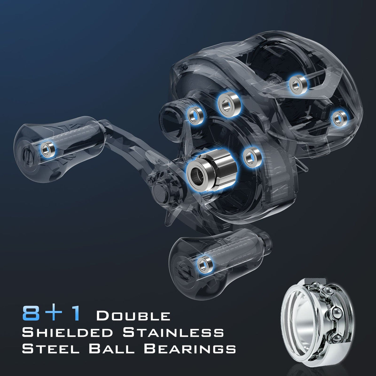 Kastking Recommended | Kapstan Elite Size 300 Double Handle Baitcasting Reel