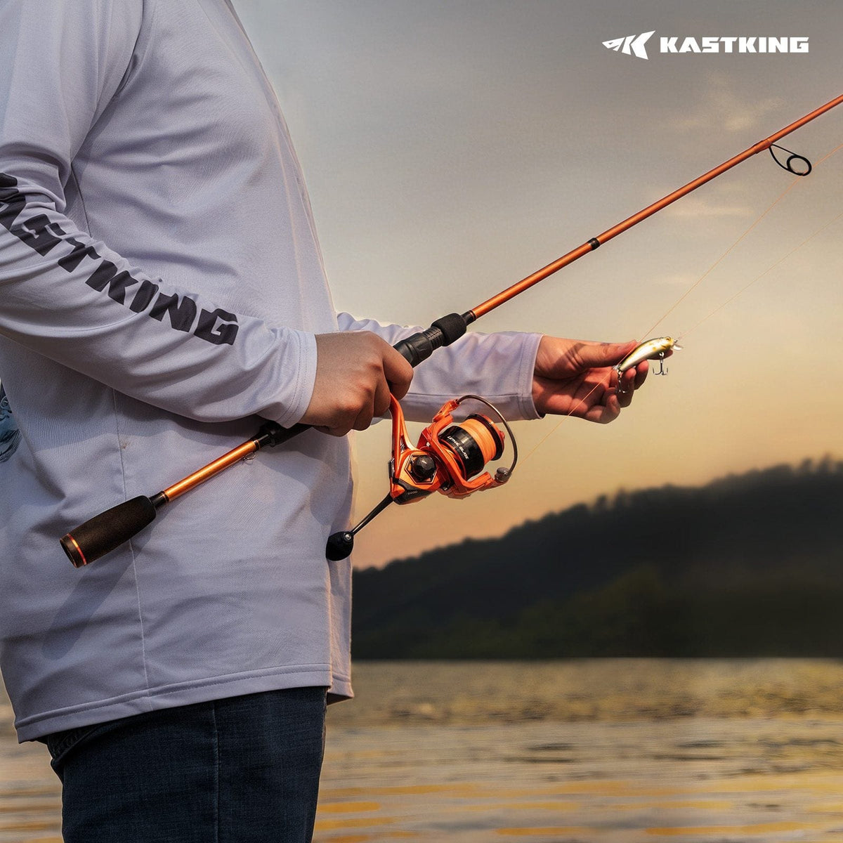 Kastking Great Value | Lethal Blaze Twin-Tip Spinning Fishing Rod and Reel Combo