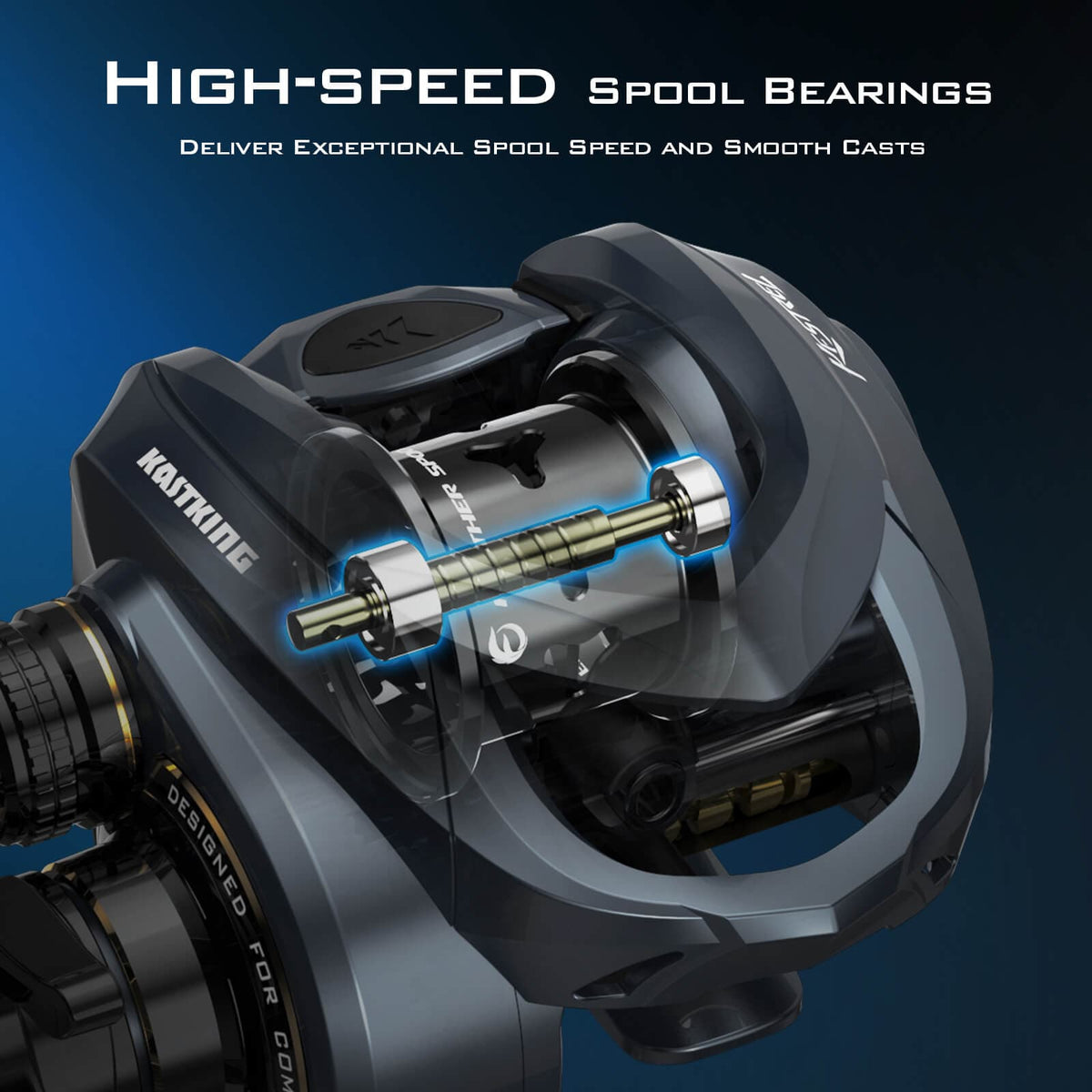 Kastking Smart Buy | Kestrel Elite Magnesium Frame BFS Finesse Baitcasting Reel