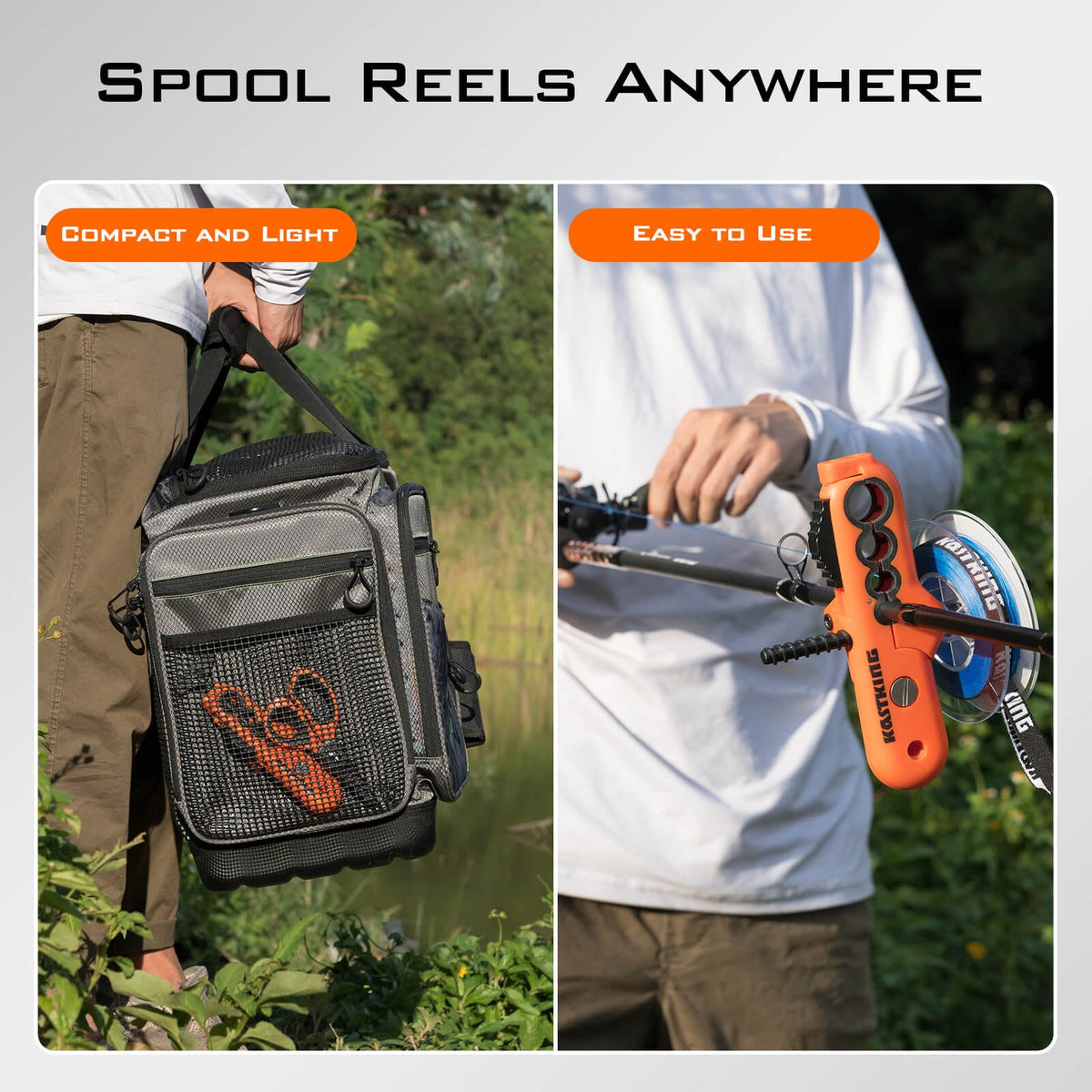 Kastking Trusted | Patented Radius Line Spooler and Fishing Scissors