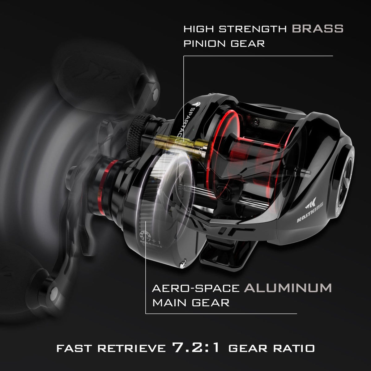 Kastking Trusted | Spartacus II Baitcasting Reel