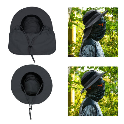 Kastking Trusted | UPF 50 Boonie Hat Fishing Hat with Removable Neck Shield