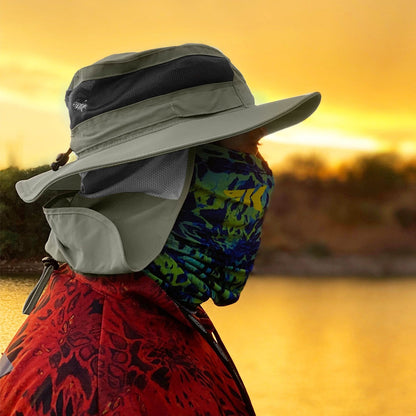 Kastking Trusted | UPF 50 Boonie Hat Fishing Hat with Removable Neck Shield