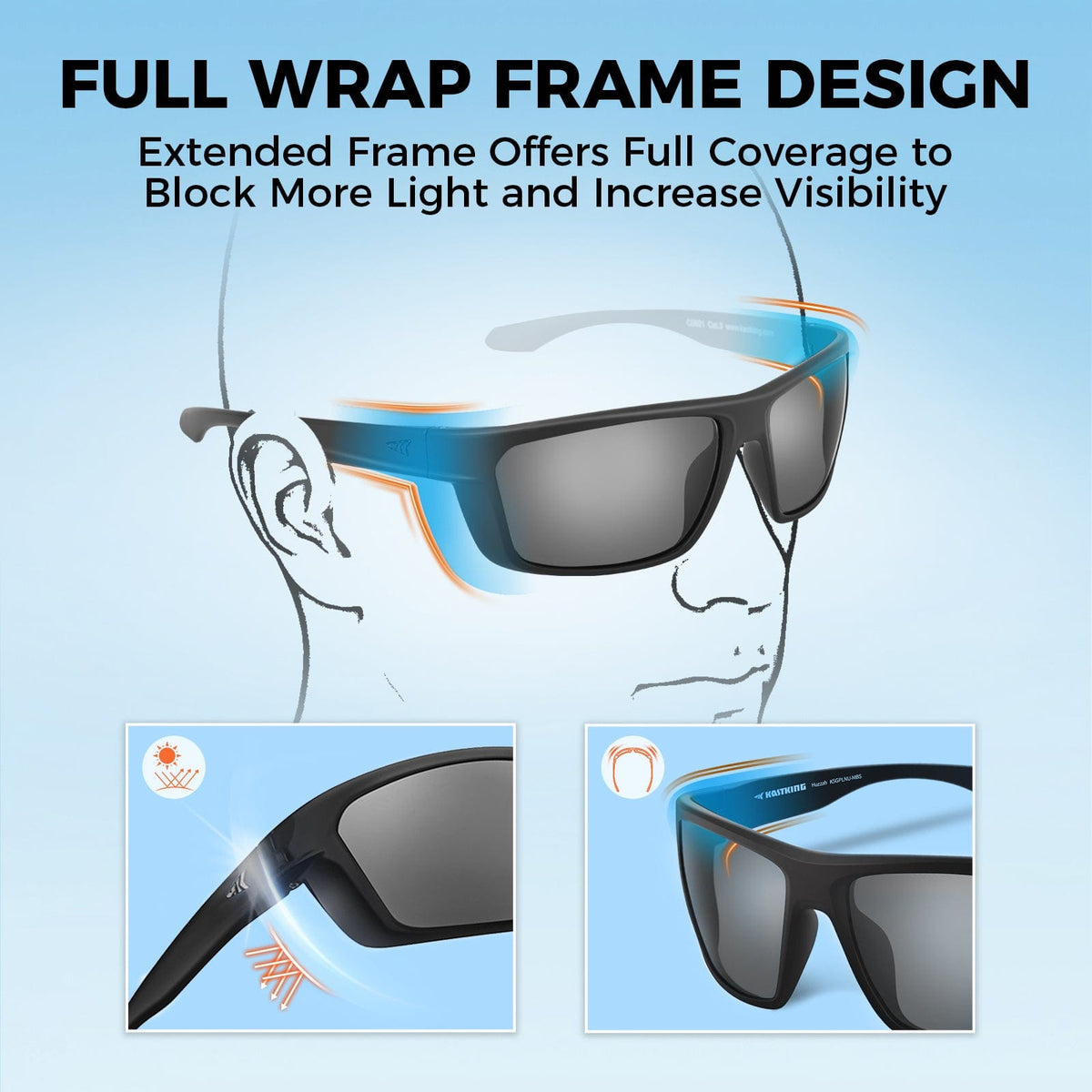 Kastking Sale | 3-Pack Polarized Fishing Sunglasses