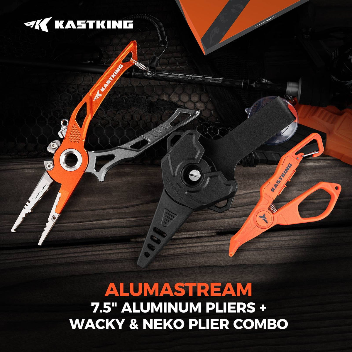 Kastking Signature | AlumaStream Aluminum Fishing Pliers or Combo