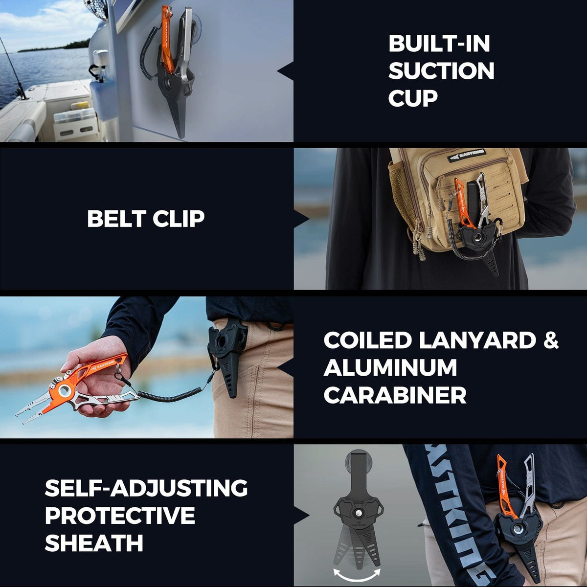 Kastking Signature | AlumaStream Aluminum Fishing Pliers or Combo