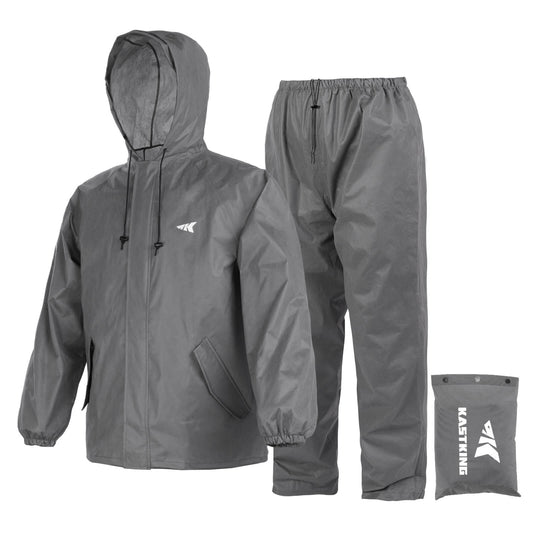 Kastking Smart Buy | AquaLite Rain Suit, Waterproof Breathable Lightweight Rainwear