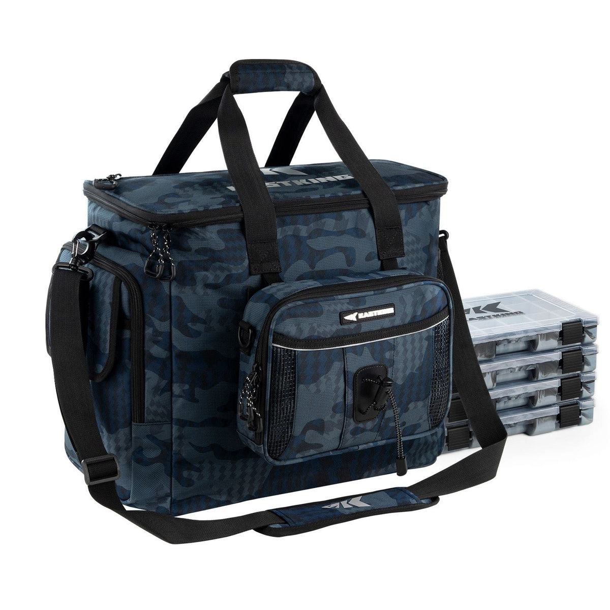 Kastking Everyday | BaitSpace Fishing Tackle Bag with 4 Tackle Boxes