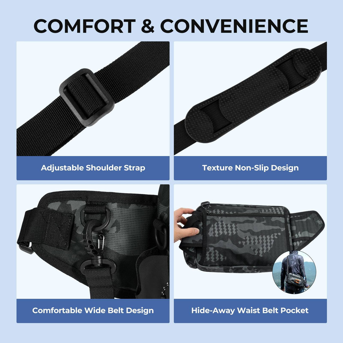 Kastking Value | BaitSpace Waist Bag with 1 Tackle Box