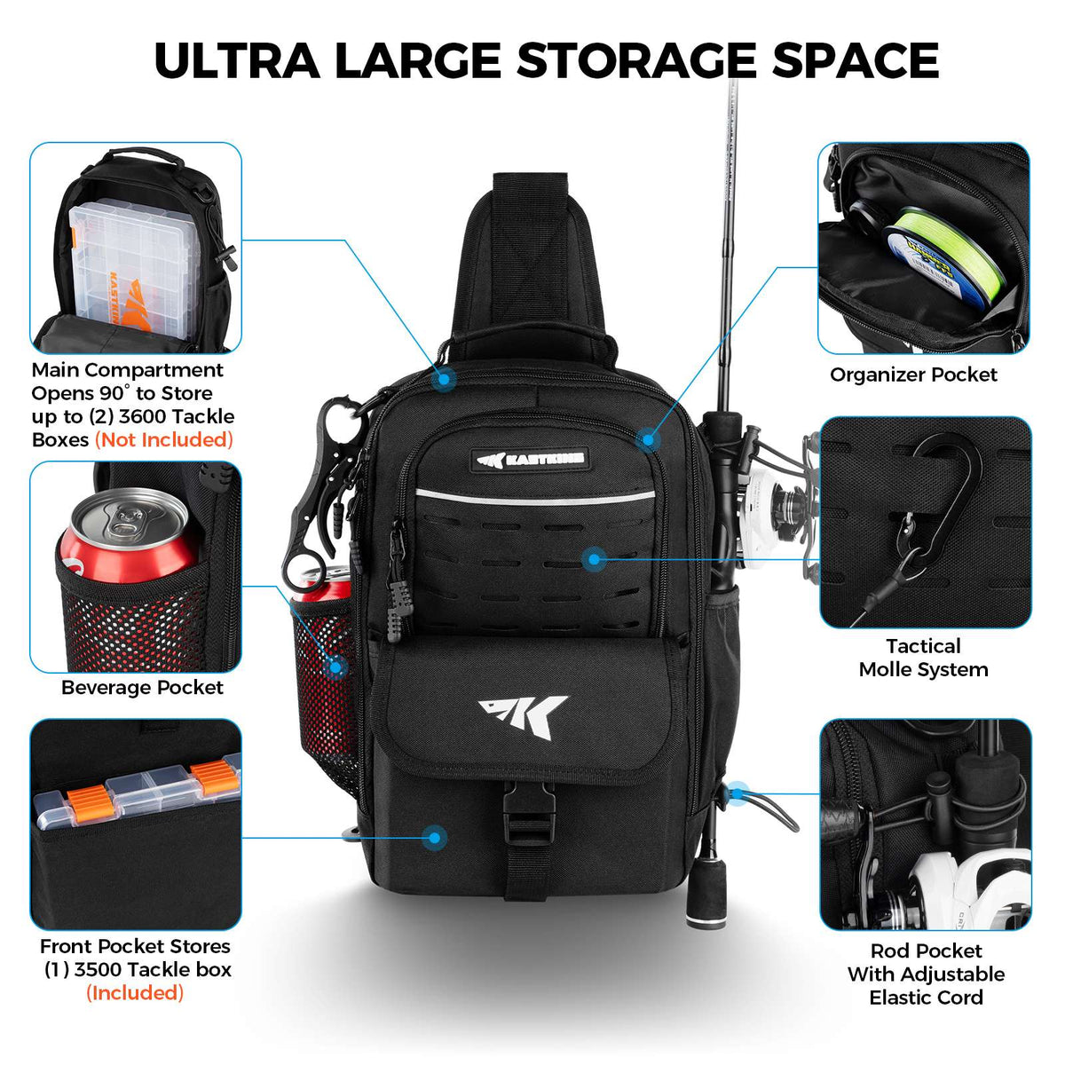 Kastking Latest | Everyday Essential Fishing Backpack & Tool Set