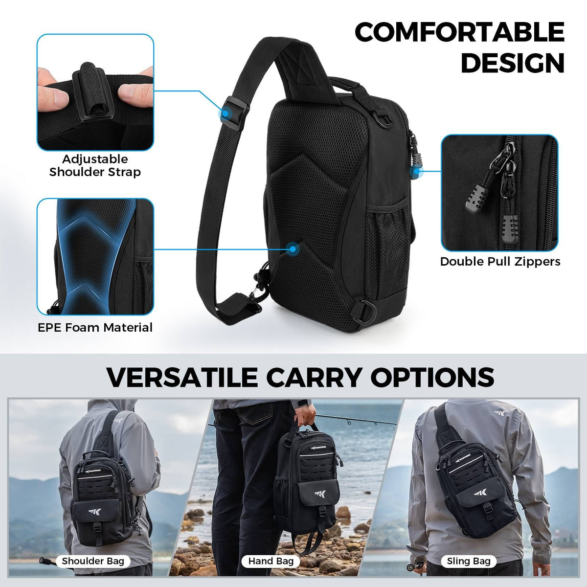 Kastking Latest | Everyday Essential Fishing Backpack & Tool Set