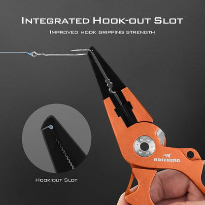 Kastking Premium | Gila 7.5-inch Fishing Pliers with Scissor Line Cutters
