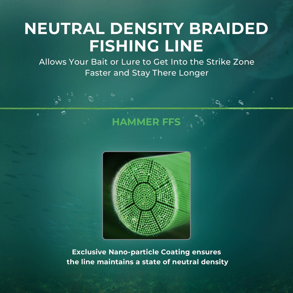 Kastking Latest | Hammer FFS Finesse Neutral Density Braided Fishing Line