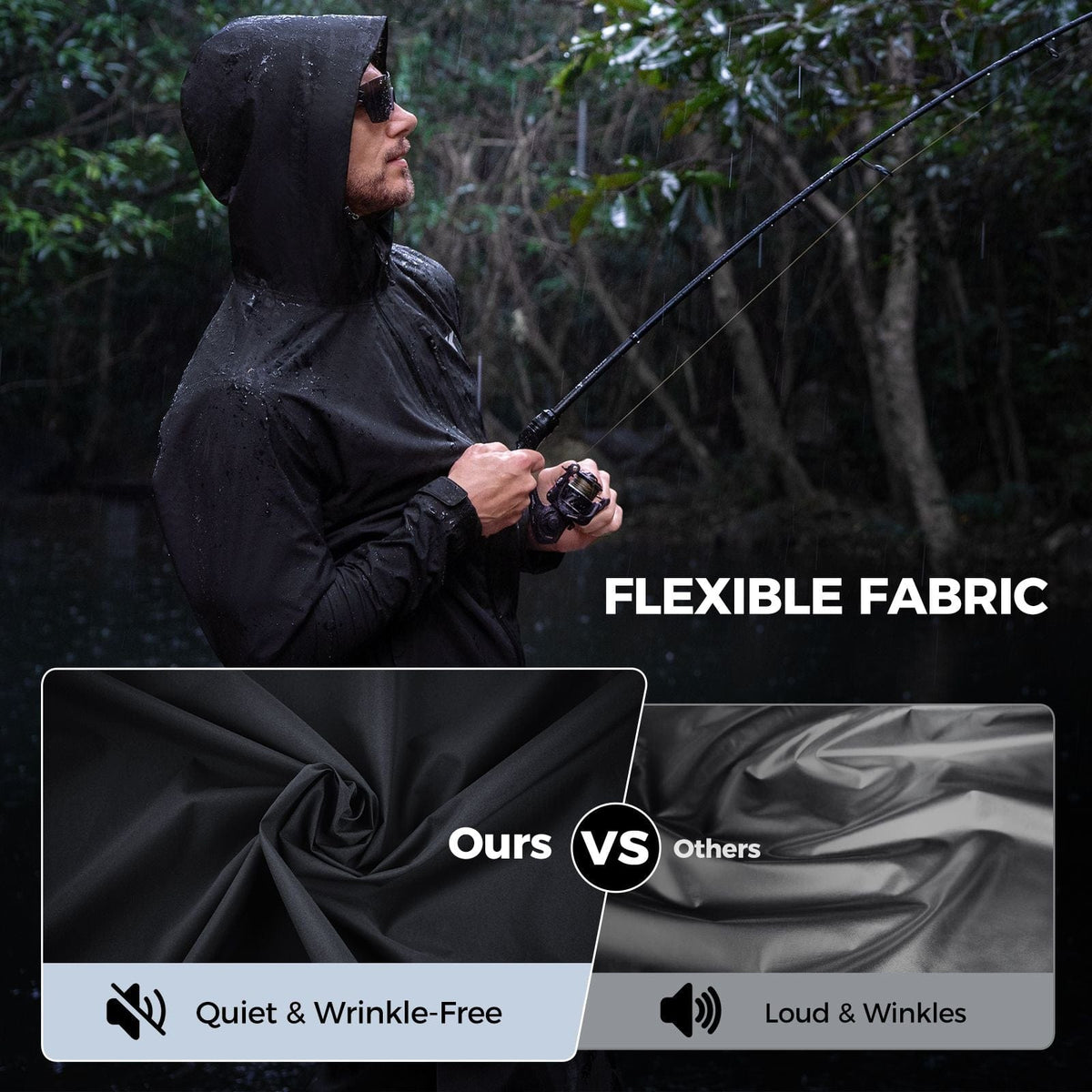 Kastking Latest | HydroArmor Lightweight Rain Jacket