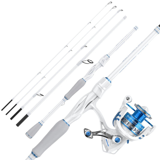 Kastking New | Centron Lite Travel Spinning Fishing Rod and Reel Combo