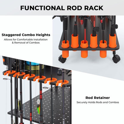 Kastking Trusted | Gear Trolley Rod Rack