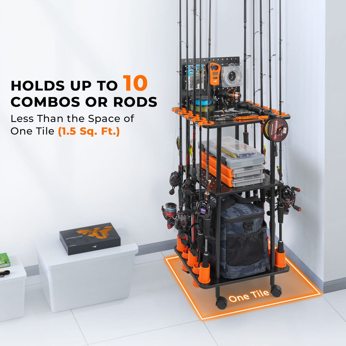 Kastking Trusted | Gear Trolley Rod Rack