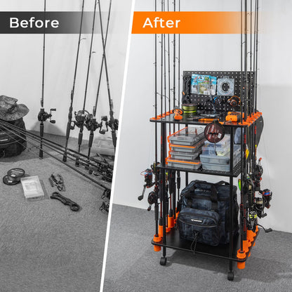 Kastking Trusted | Gear Trolley Rod Rack