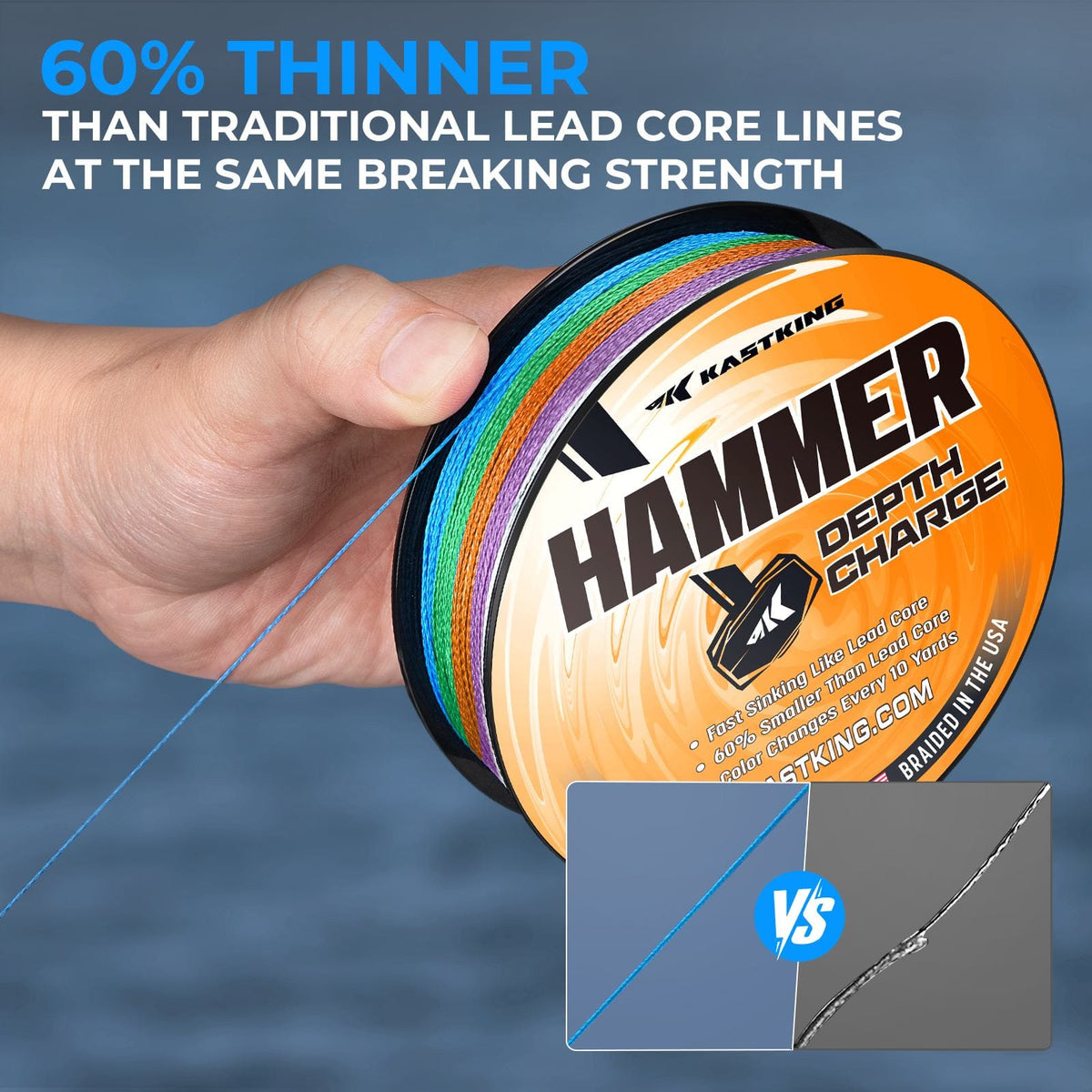 Kastking Best Price | Hammer Depth Charge Weighted Fishing Line