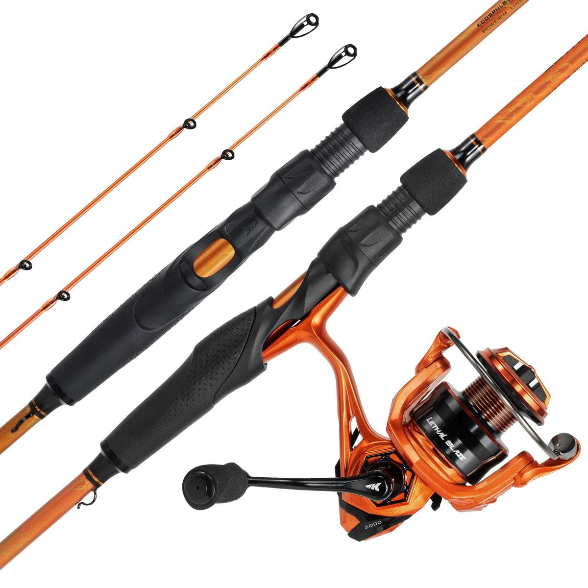 Kastking Great Value | Lethal Blaze Twin-Tip Spinning Fishing Rod and Reel Combo