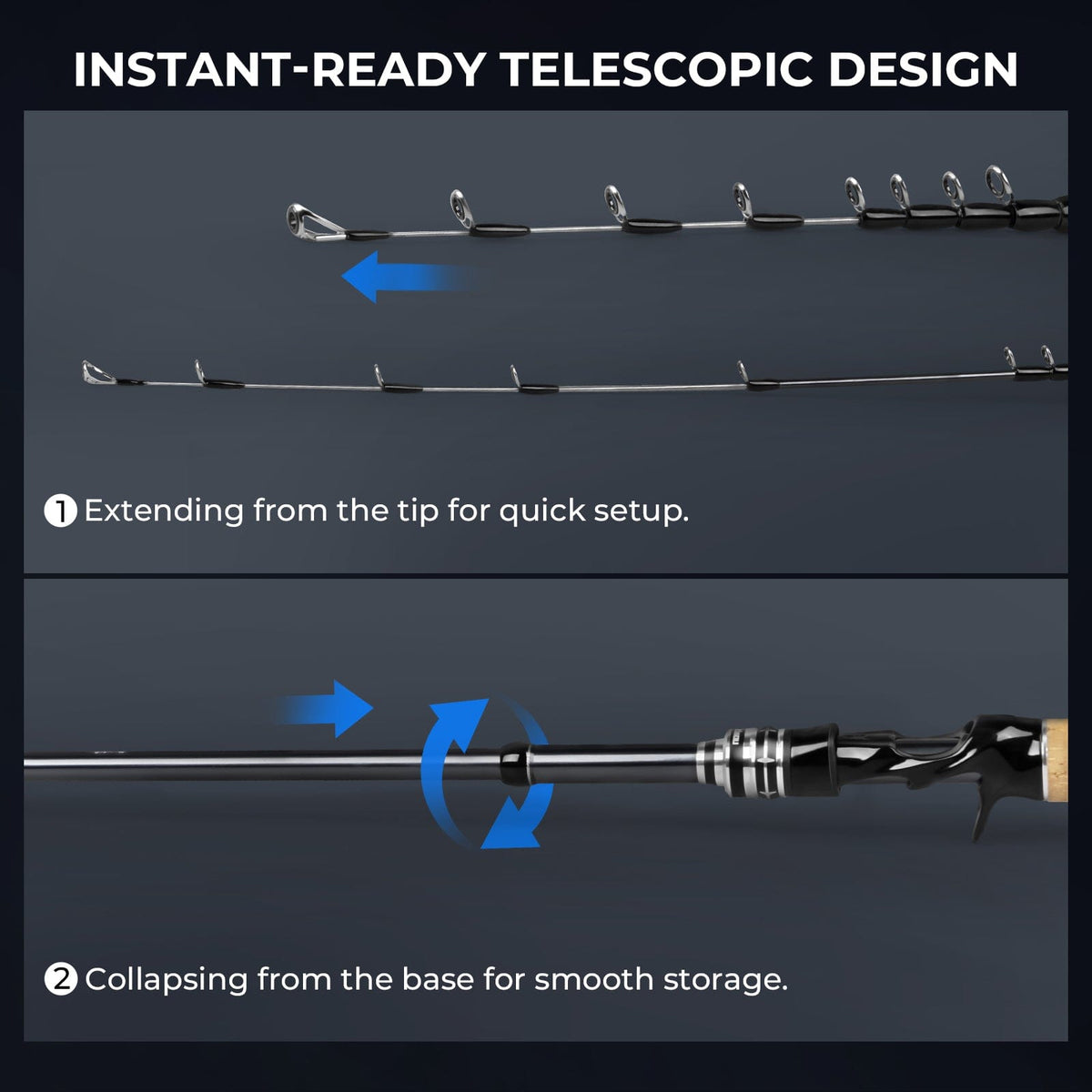 Kastking Everyday | Megatron Titanium Telescopic Casting Rod