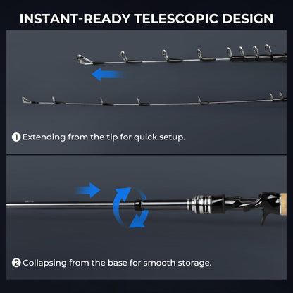 Kastking Everyday | Megatron Titanium Telescopic Casting Rod