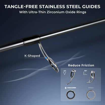 Kastking Recommended | Megatron Titanium Telescopic Spinning Rod