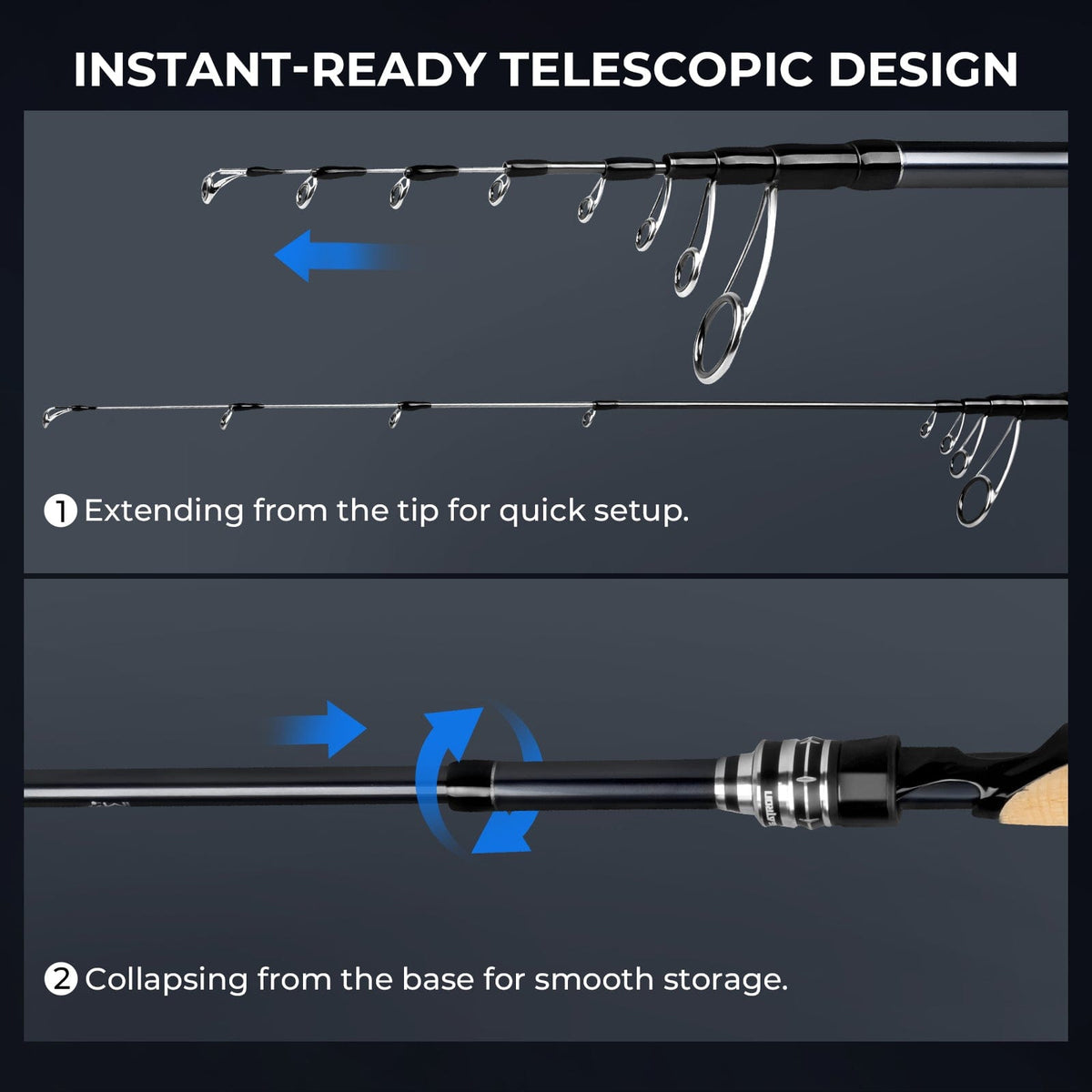Kastking Recommended | Megatron Titanium Telescopic Spinning Rod