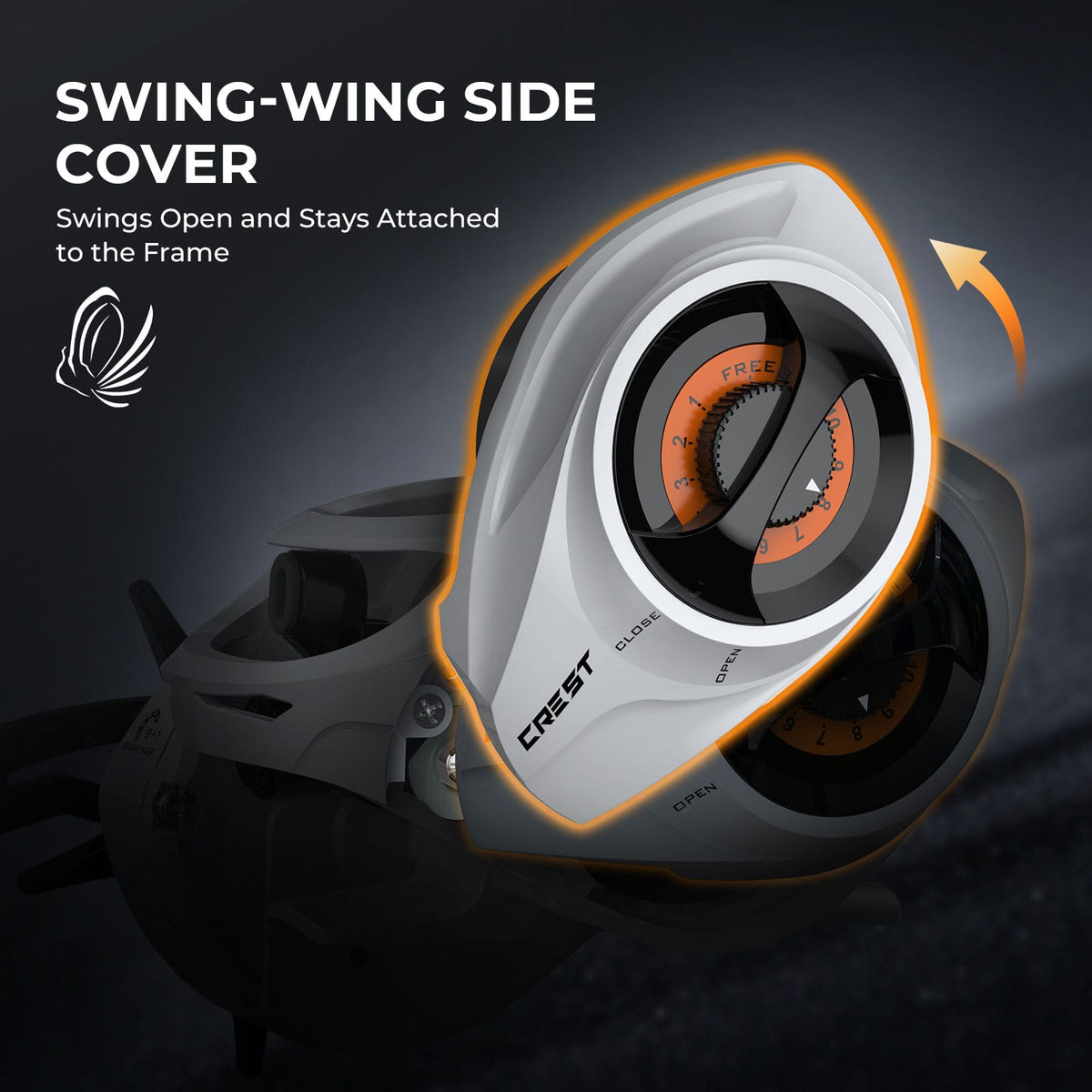 Kastking Quality | Royale Legend Crest Twin-Tip Baitcaster Rod and Reel Combo