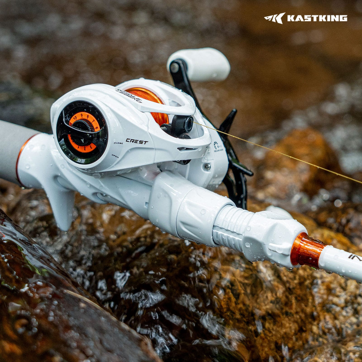 Kastking Quality | Royale Legend Crest Twin-Tip Baitcaster Rod and Reel Combo