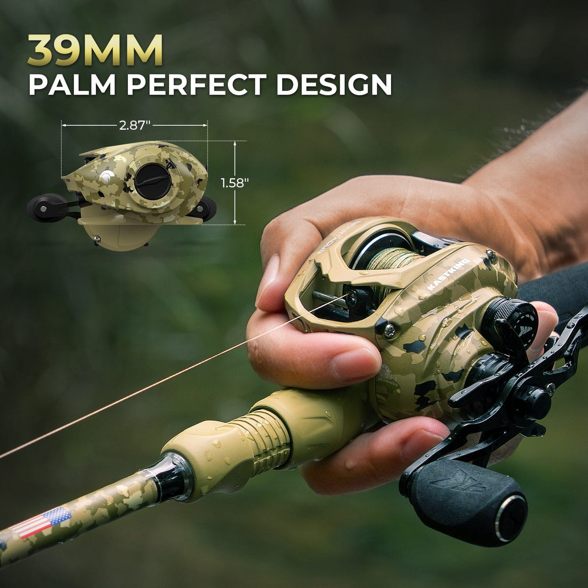 Kastking Essential | Spartacus Defender Twin-Tip Baitcaster Rod and Reel Combo