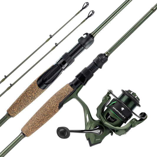 Kastking Classic | Spartacus II Twin-Tip Spinning Fishing Rod and Reel Combo