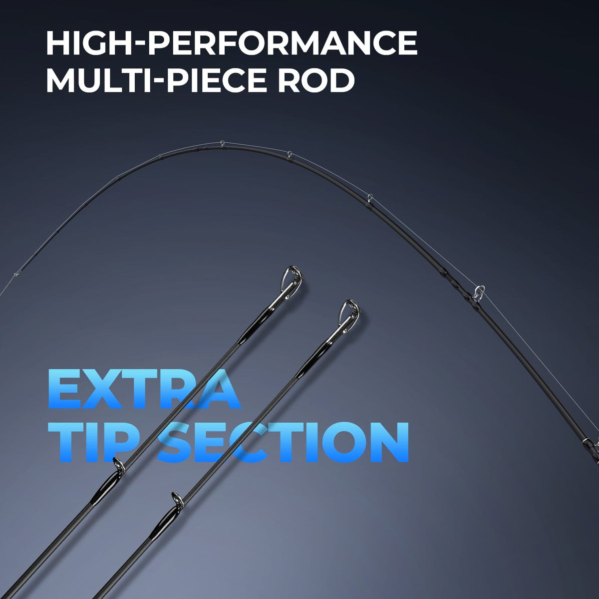 Kastking Essential | Spartacus Passage Travel Twin-Tip Casting Rods