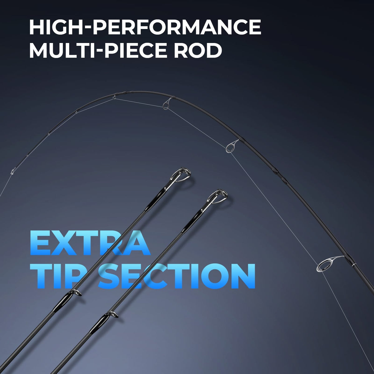 Kastking Trusted | Spartacus Passage Travel Twin-Tip Spinning Rods