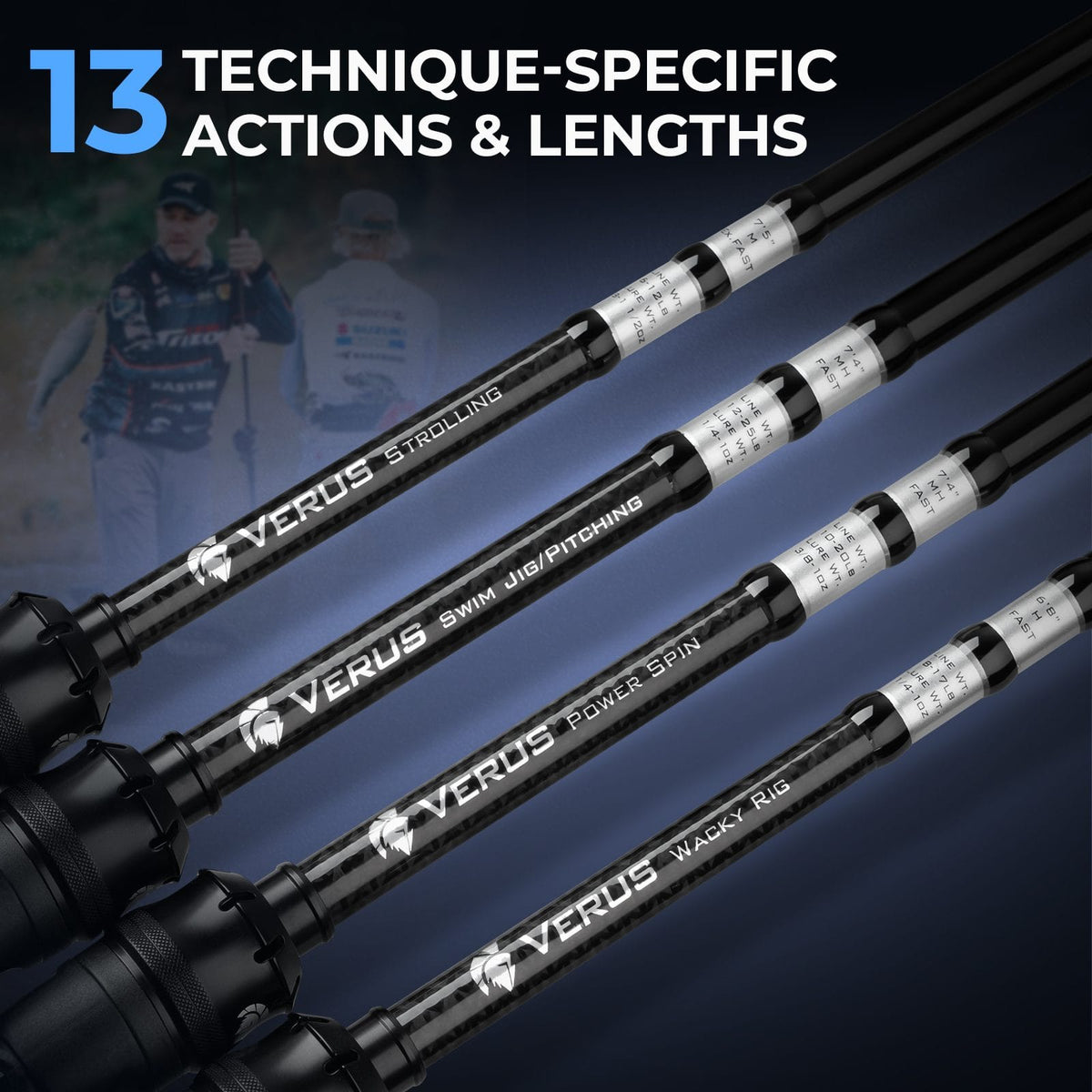 Kastking Recommended | Verus Technique Twin-Tip Bass Fishing Rods