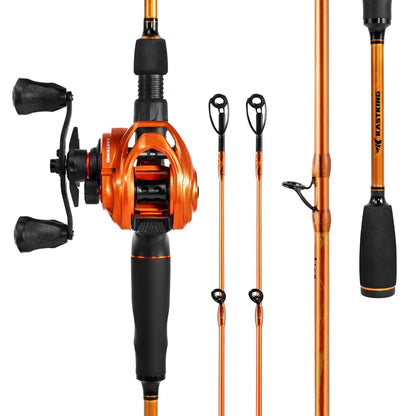 Kastking Deals | Lethal Blaze Twin-Tip Baitcaster Rod and Reel Combo