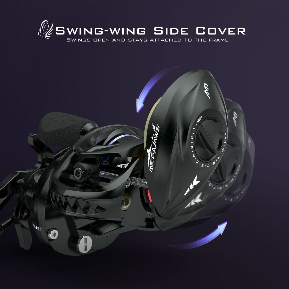 Kastking Featured | MegaJaws Elite Shallow Spool Baitcasting Reels