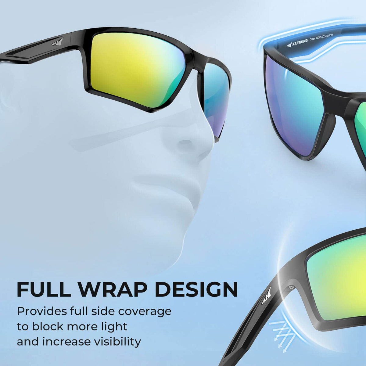 Kastking New | Osage Polarized Sport Sunglasses for Men and Women