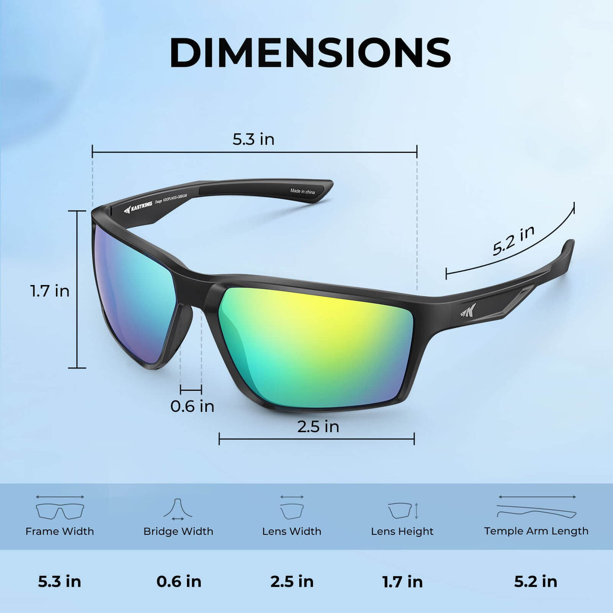 Kastking New | Osage Polarized Sport Sunglasses for Men and Women