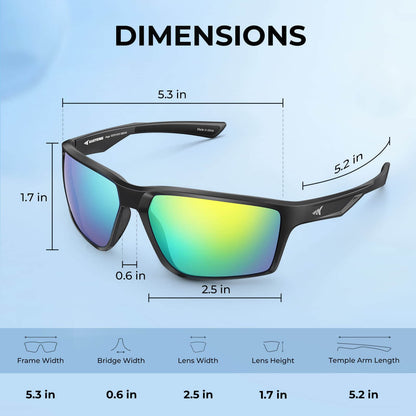 Kastking New | Osage Polarized Sport Sunglasses for Men and Women