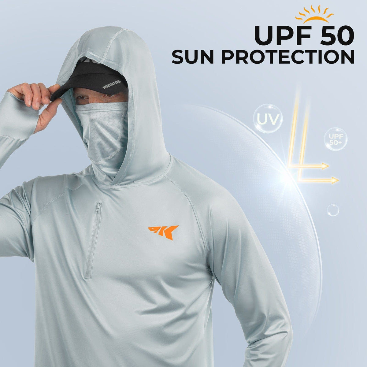 Kastking Essential | Sun Tamer Performance UPF 50 Fishing Hoodie