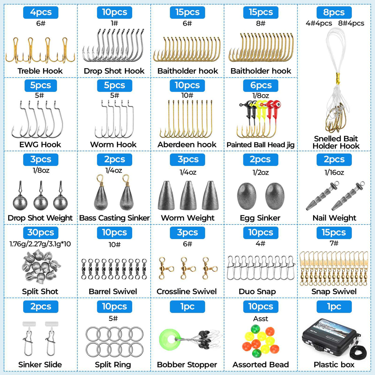 Kastking Essential | MadBite Freshwater Terminal Tackle Kits