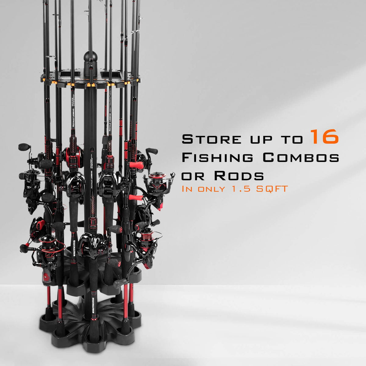 Kastking Value | V16 Revolution Floor Rod Rack - Upgrade Version