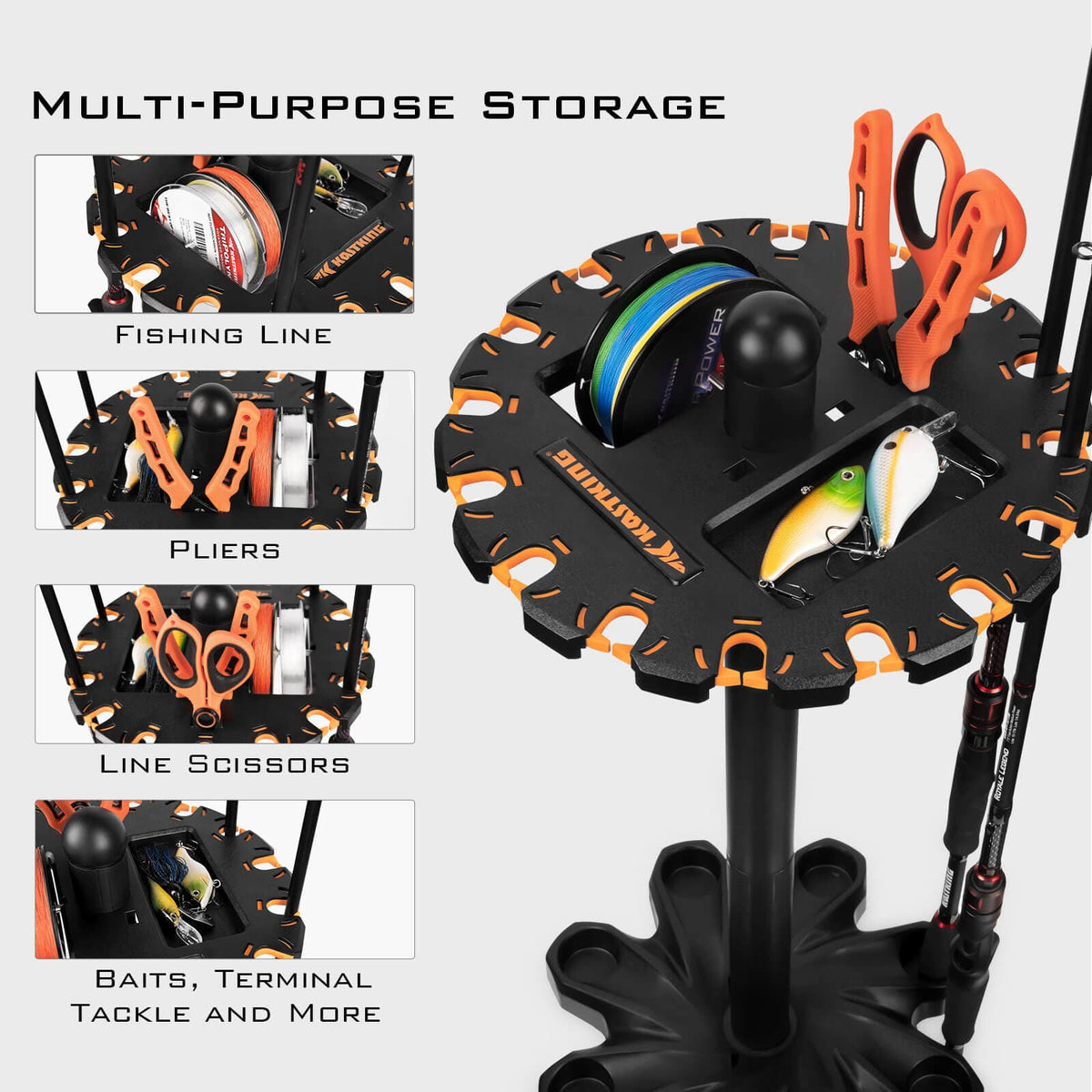 Kastking Value | V16 Revolution Floor Rod Rack - Upgrade Version