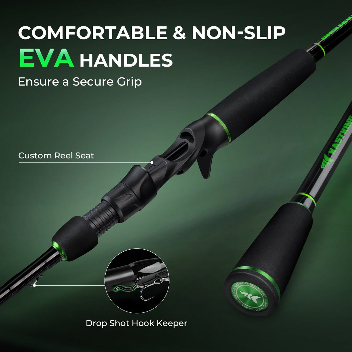 Kastking Hot Sale | Zephyr Dual-tip Baitcaster Rod and Reel Combo