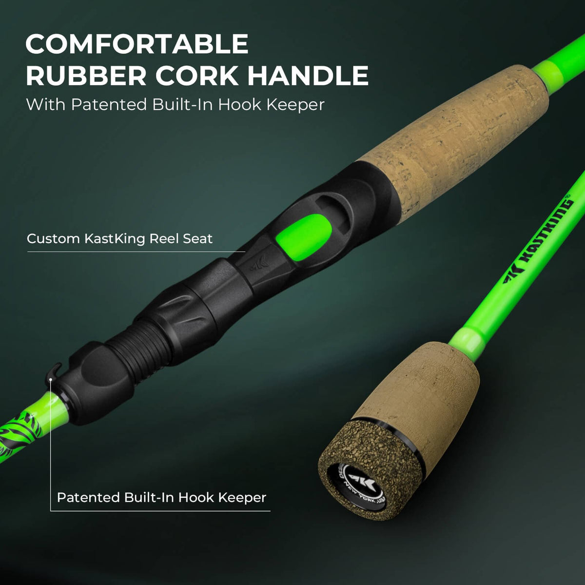Kastking Hot Sale | Zephyr Dual-tip Baitcaster Rod and Reel Combo